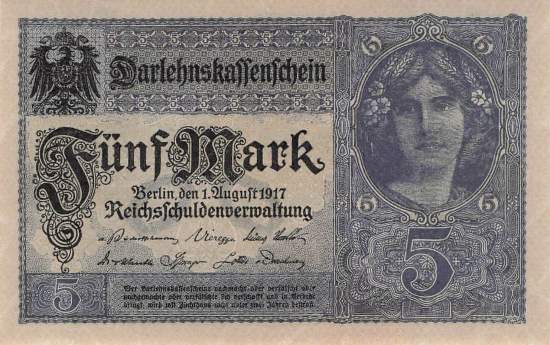 5 Mark 1917 Serie Q